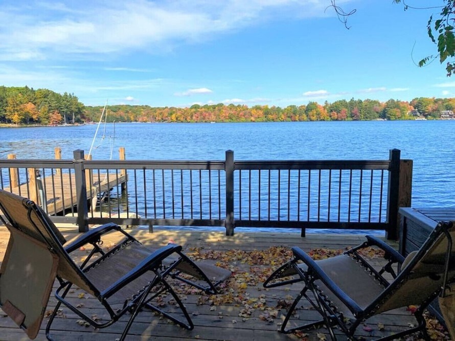 Lakefront Home with Private Dock and Private Beach