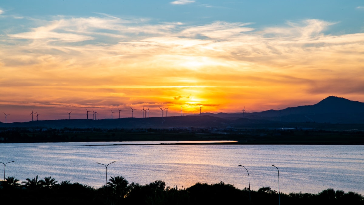 Sunset Bliss by the Salt Lake