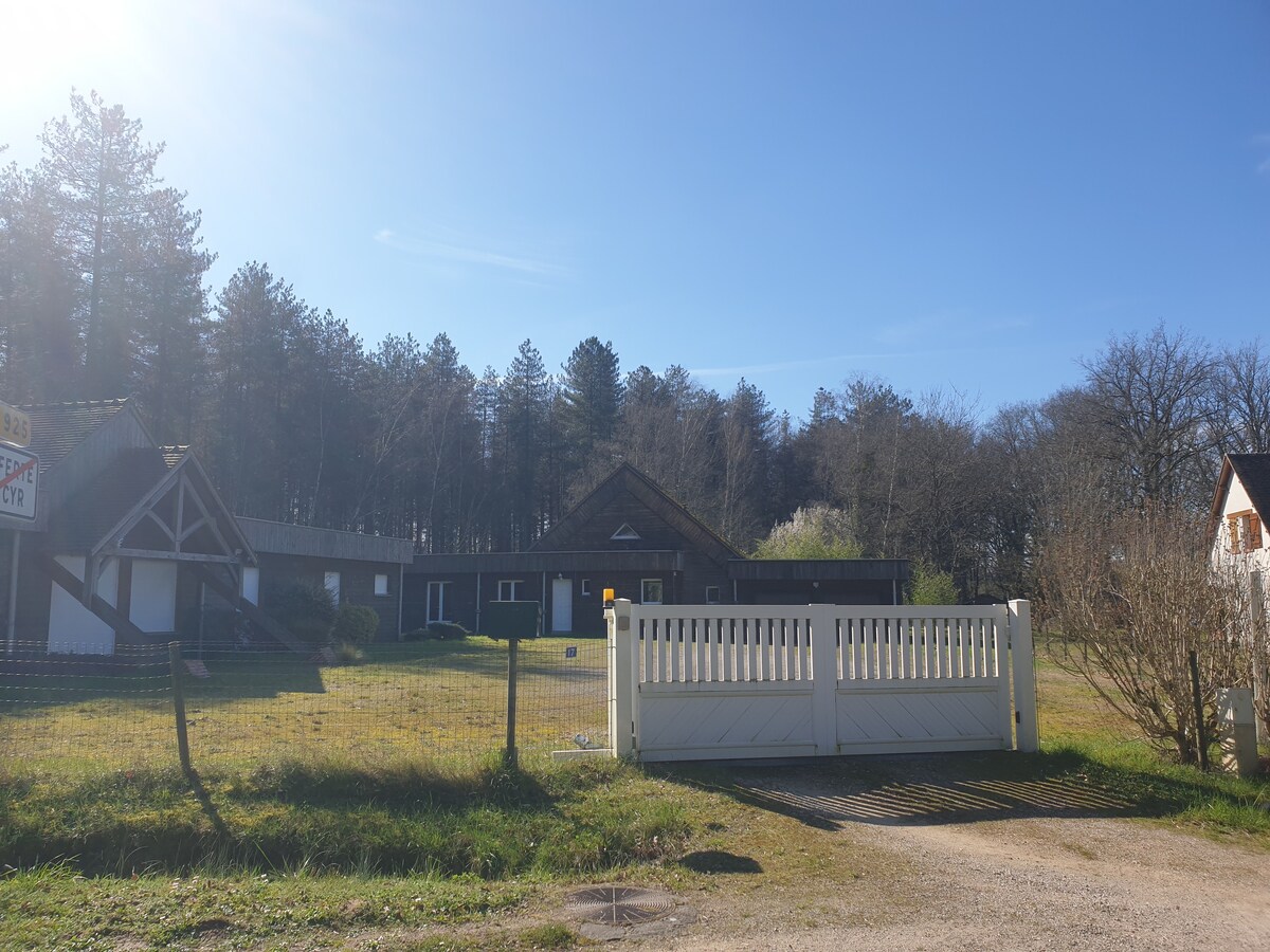 Maison en bois en Sologne