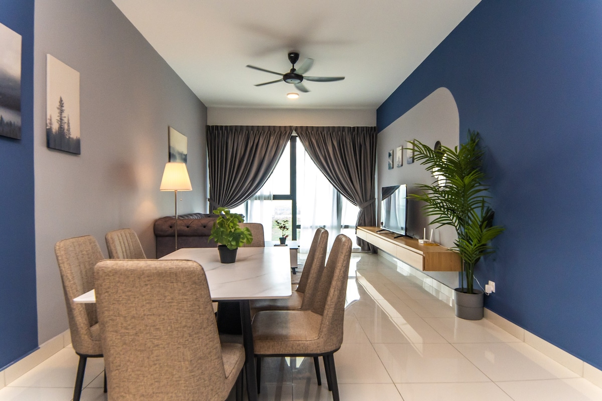 Mosaic Southkey Blue Harmony 2BR Midvalley 6人