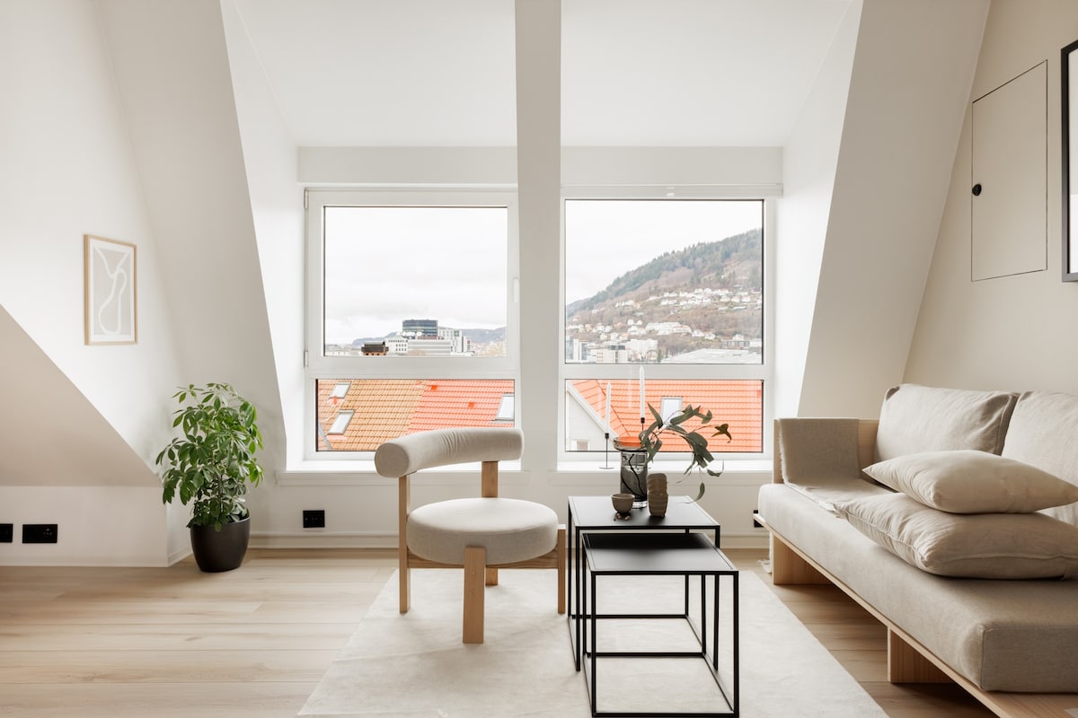 Relaxed apartment with a view