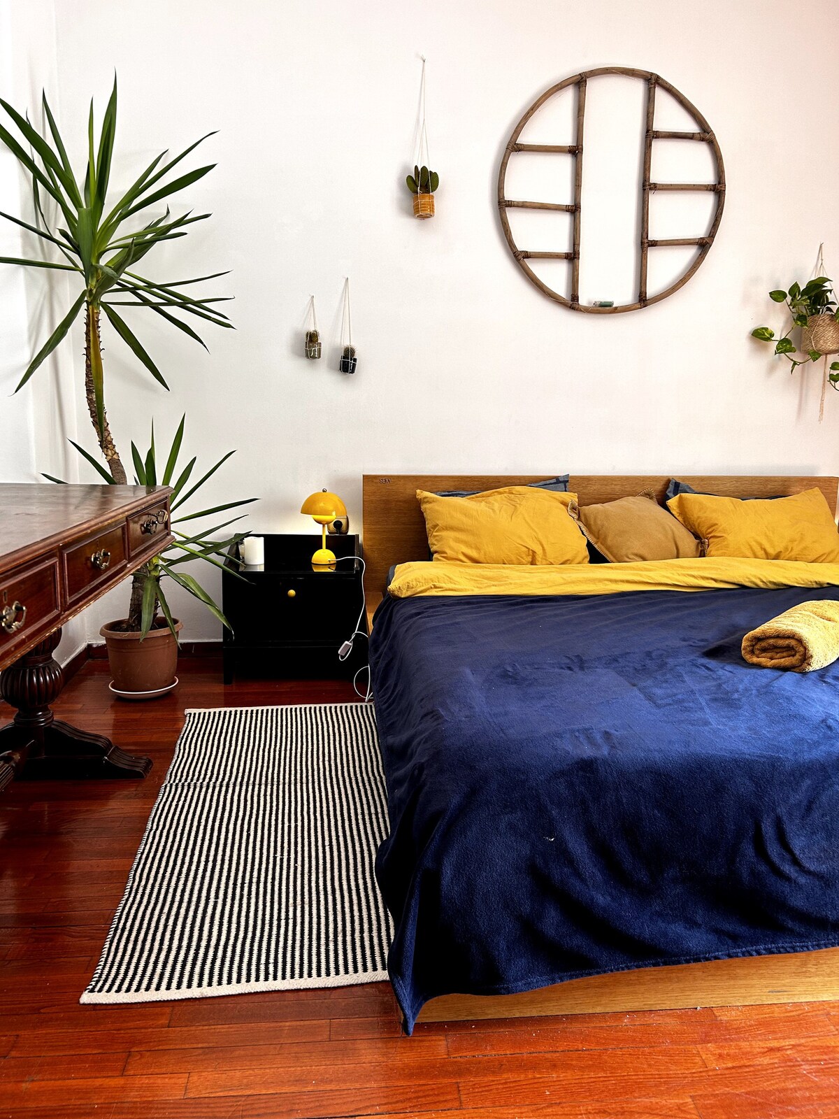 Charming bedroom in Exarchia.