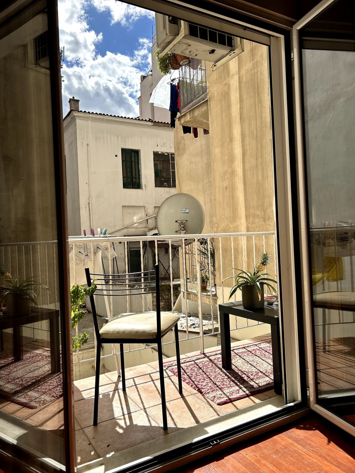 Charming bedroom in Exarchia.