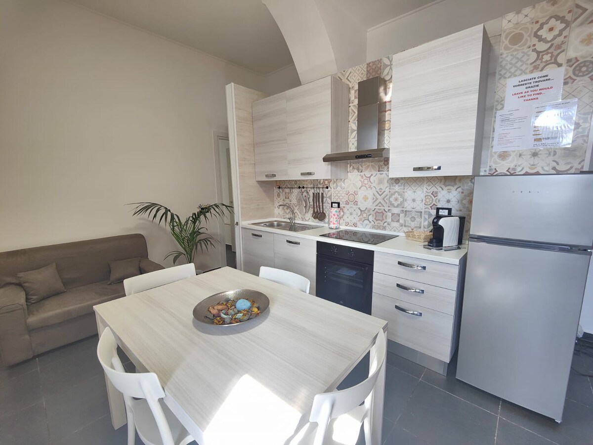 Central family apartment (3min to the sea)