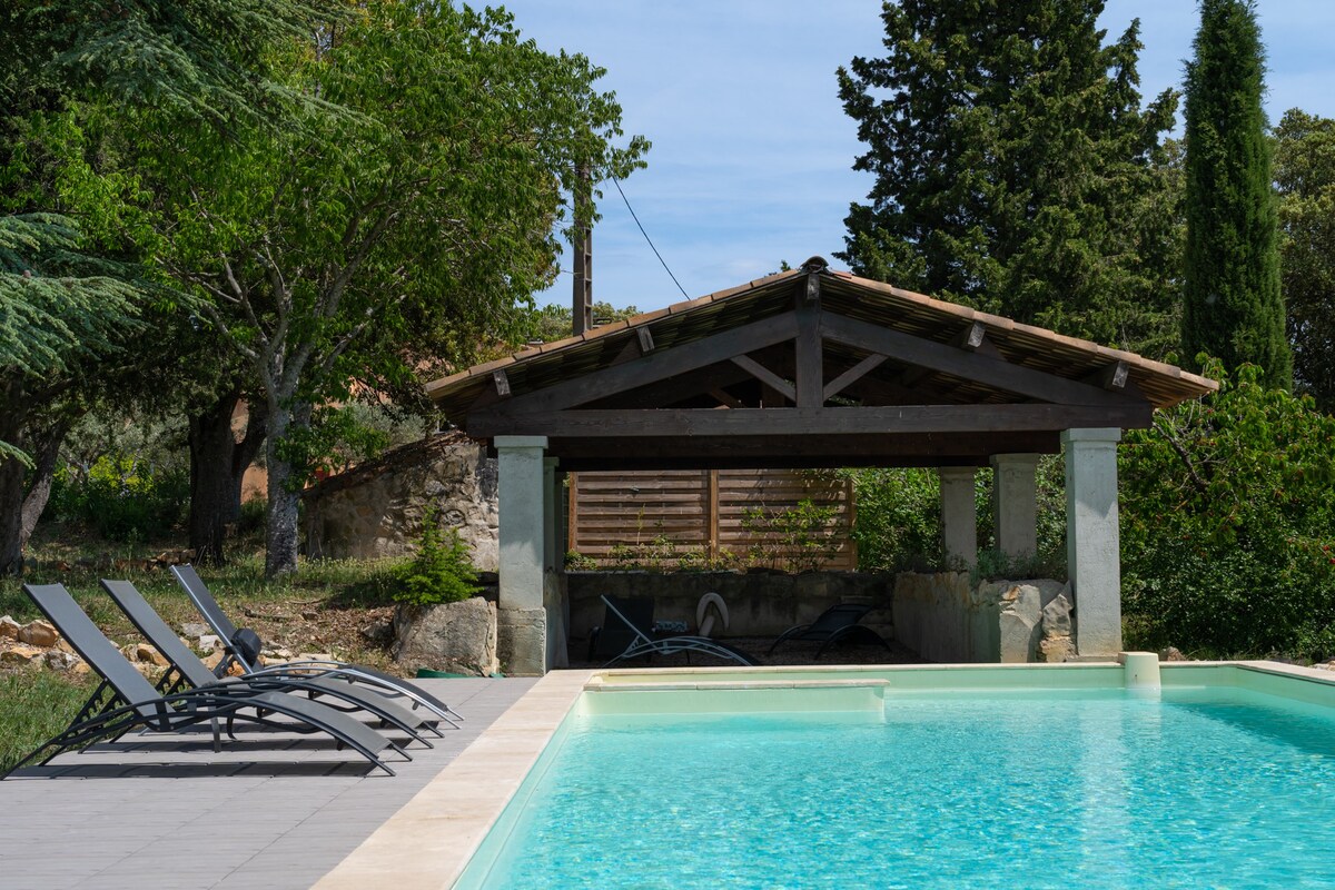 Maison climatisée avec piscine