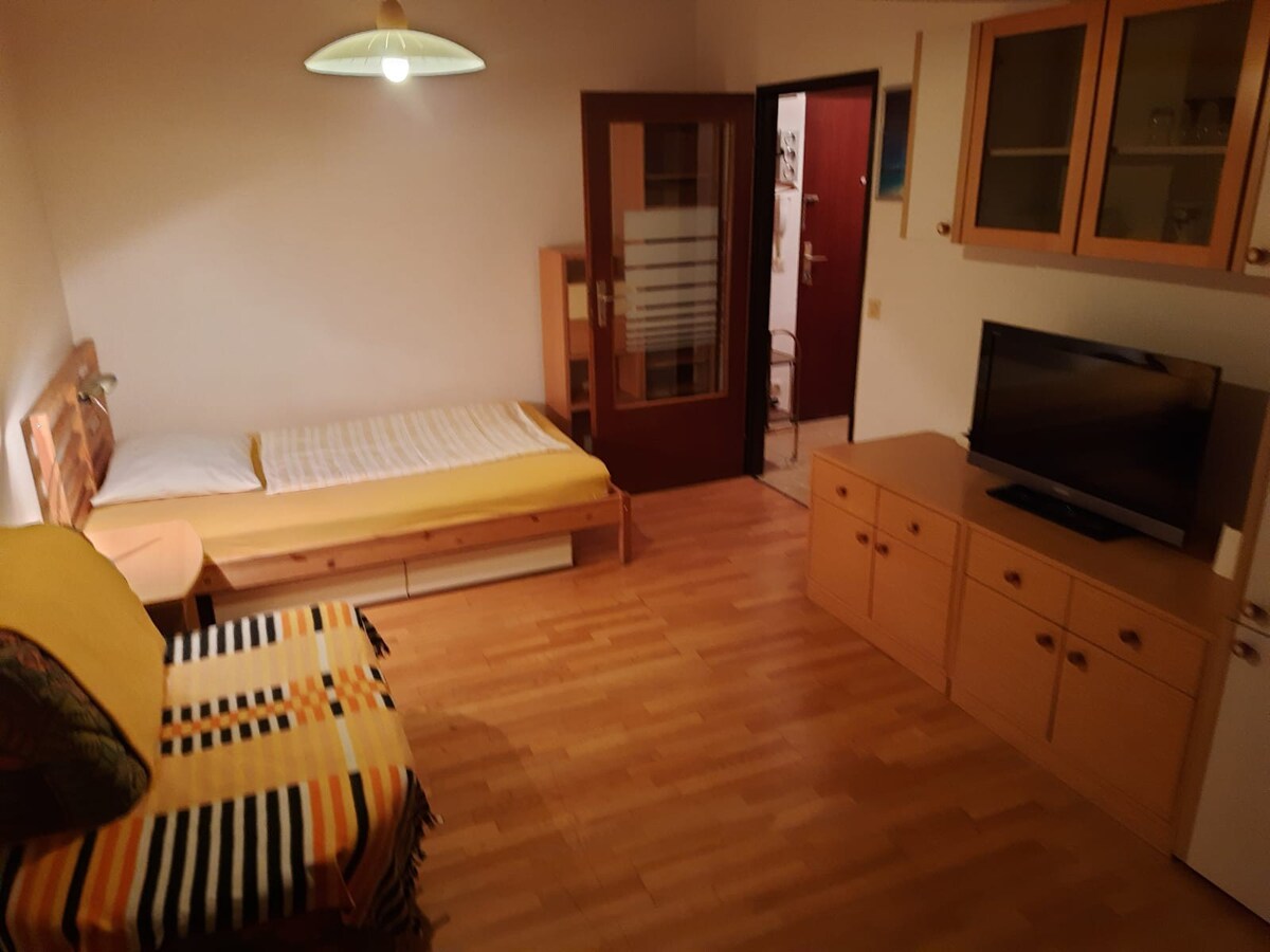 30 m2-Apartment: Hauptbahnhof - Flughafen + Öffis