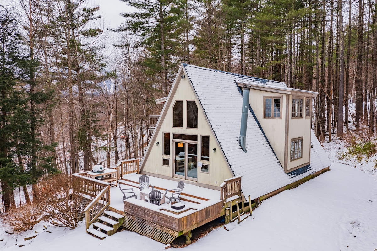 On Sugarbush ski shuttle route "Faerie Cottage"