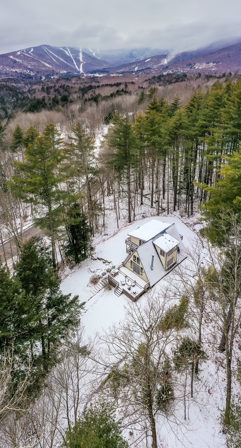 On Sugarbush ski shuttle route "Faerie Cottage"