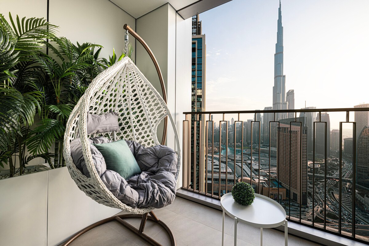 华丽|豪华的3 +1卧室|哈利法塔（ Burj Khalifa ）景观