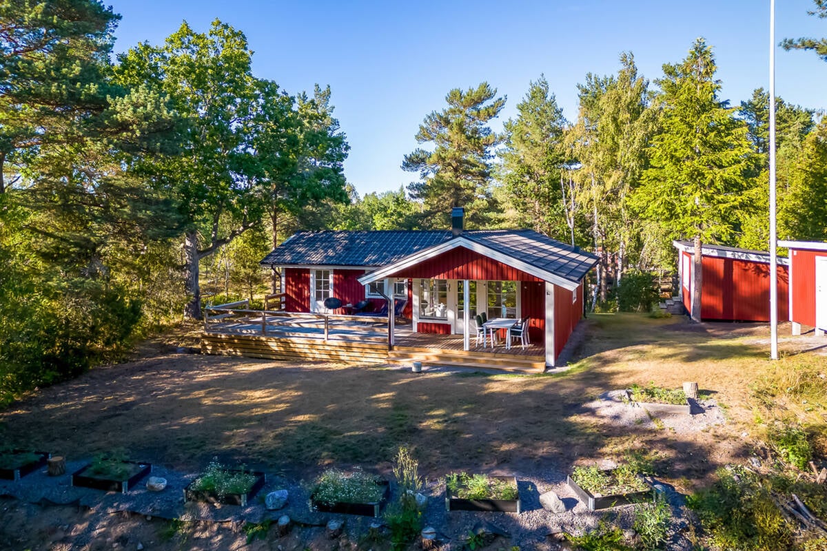 Zweeds huis aan de Oostzee in Södra Finnö