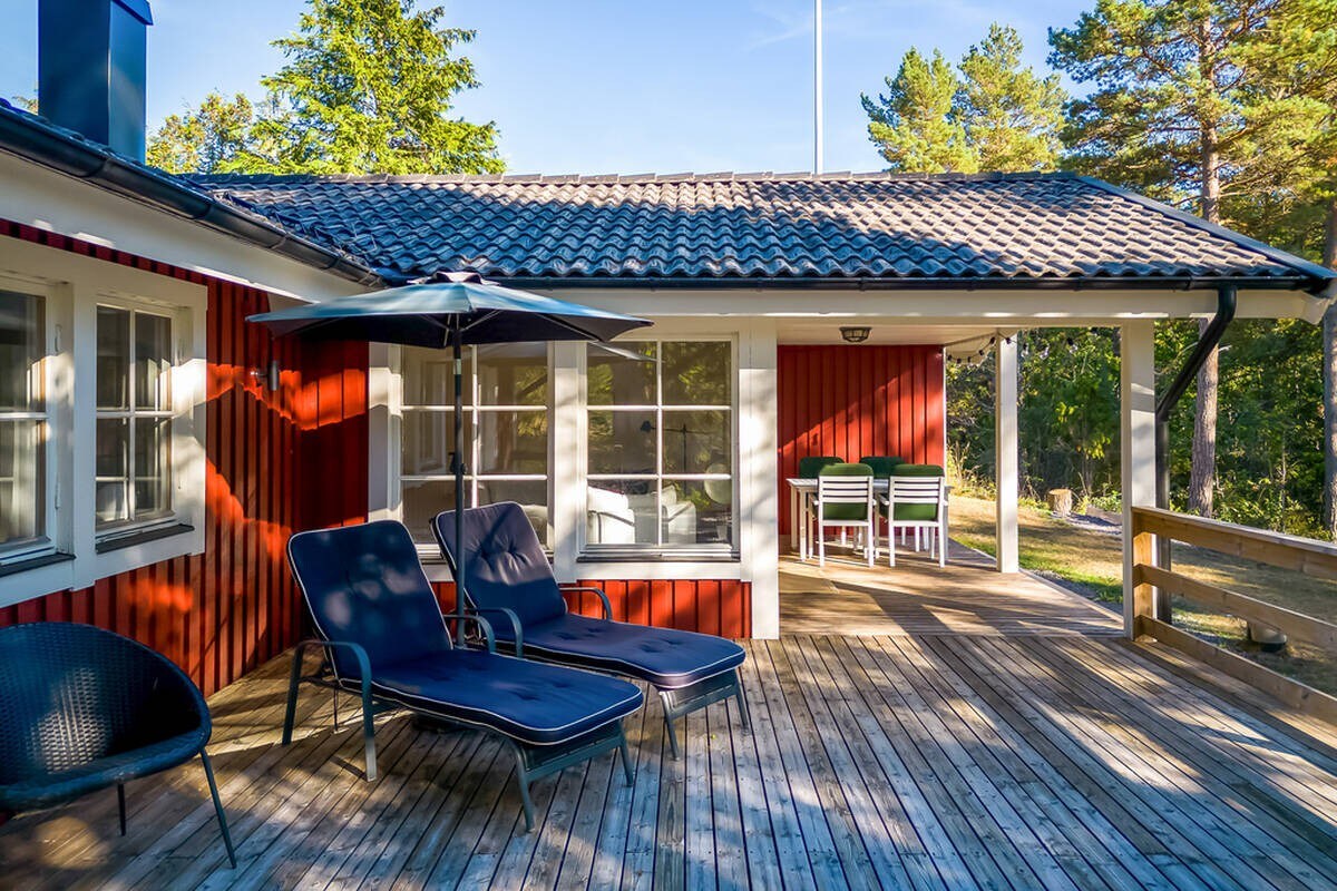 Zweeds huis aan de Oostzee in Södra Finnö