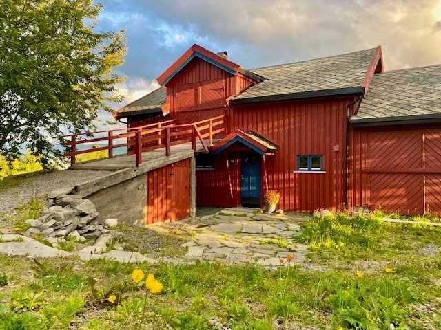 Arctic living in converted barn