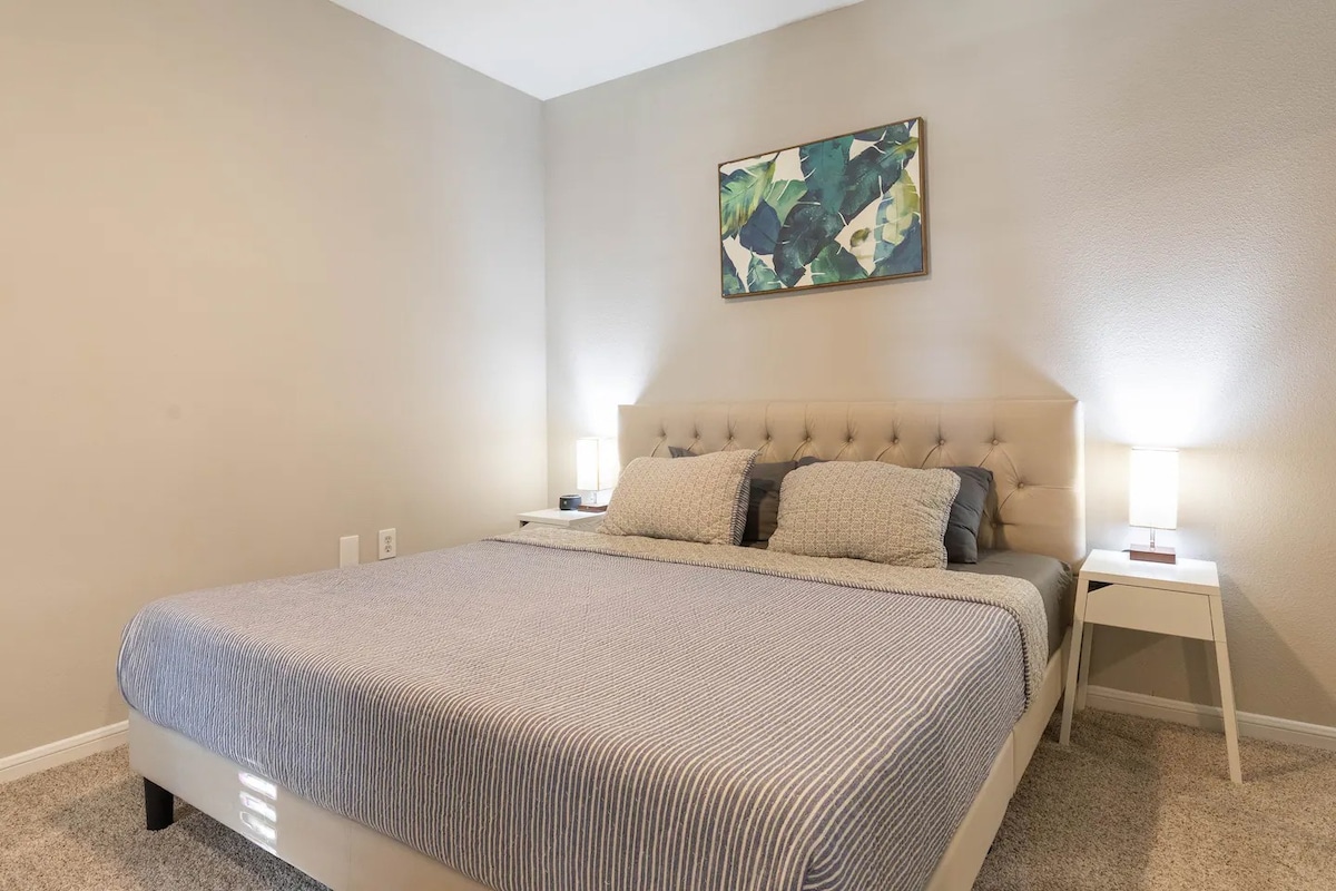 *Elegant 1st FLR MDA — Med Center 2BR King retreat