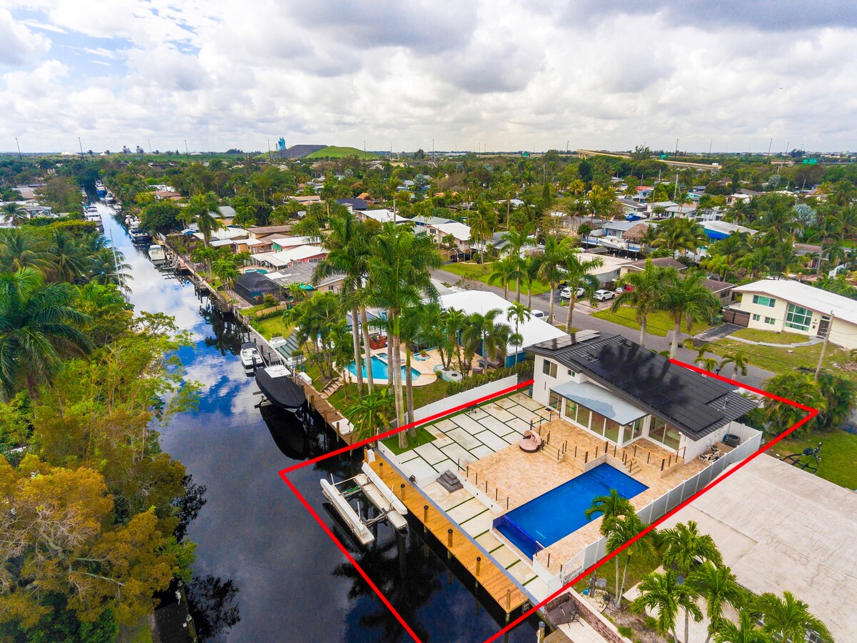 Stunning Waterfront Home with Upgraded Pool