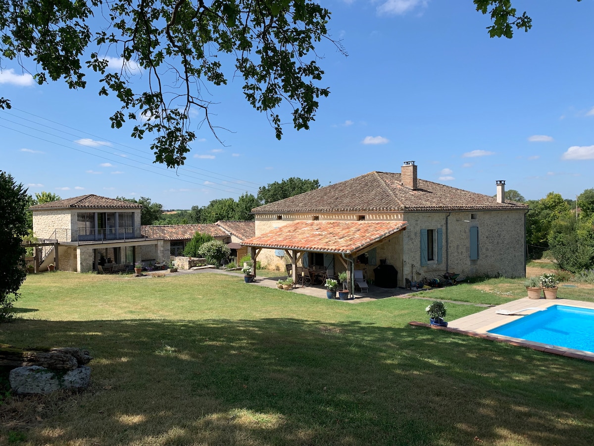 Beautiful French countryside home with pool