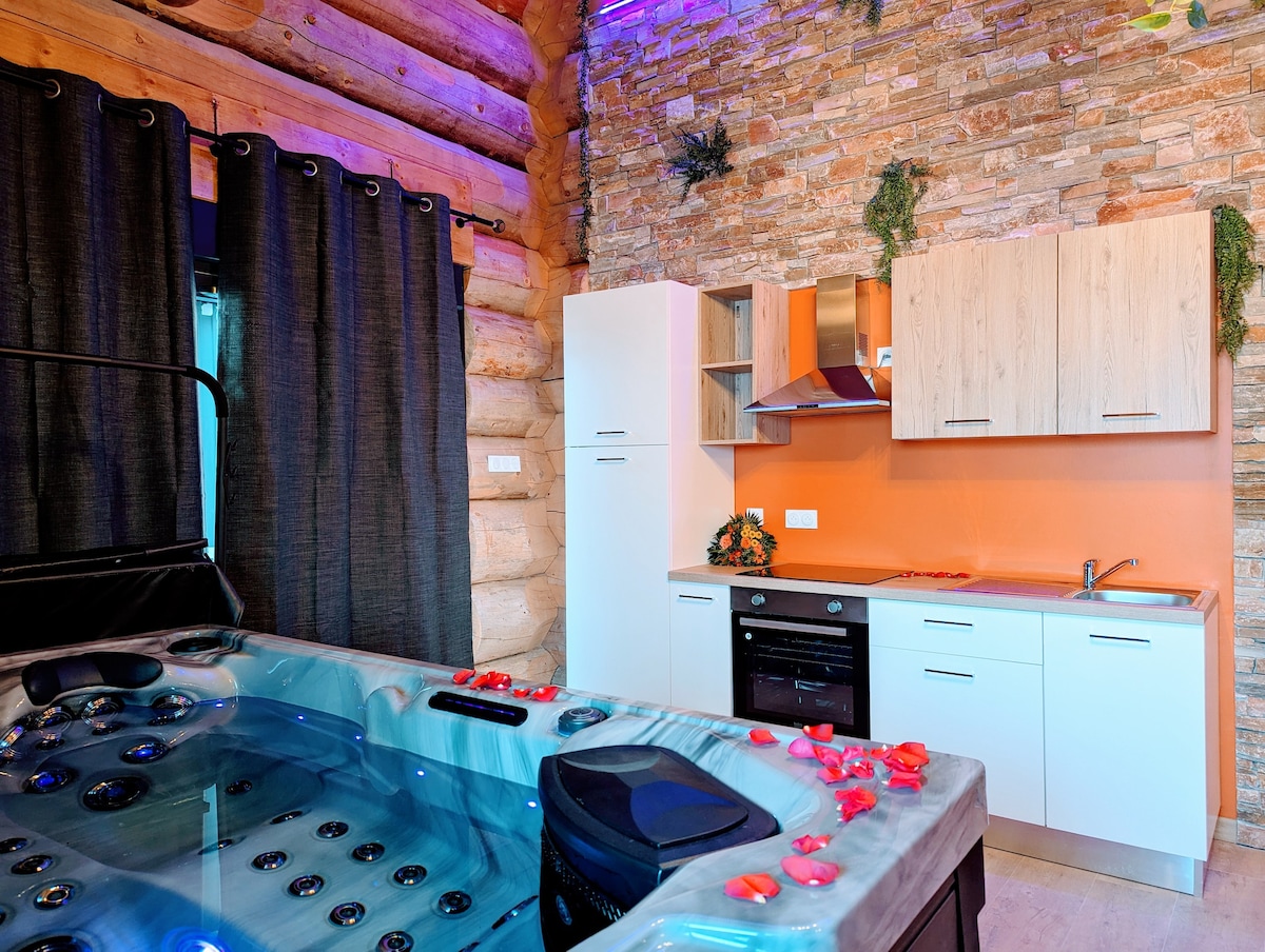 Chalet en Fuste Angora with spa Alsace