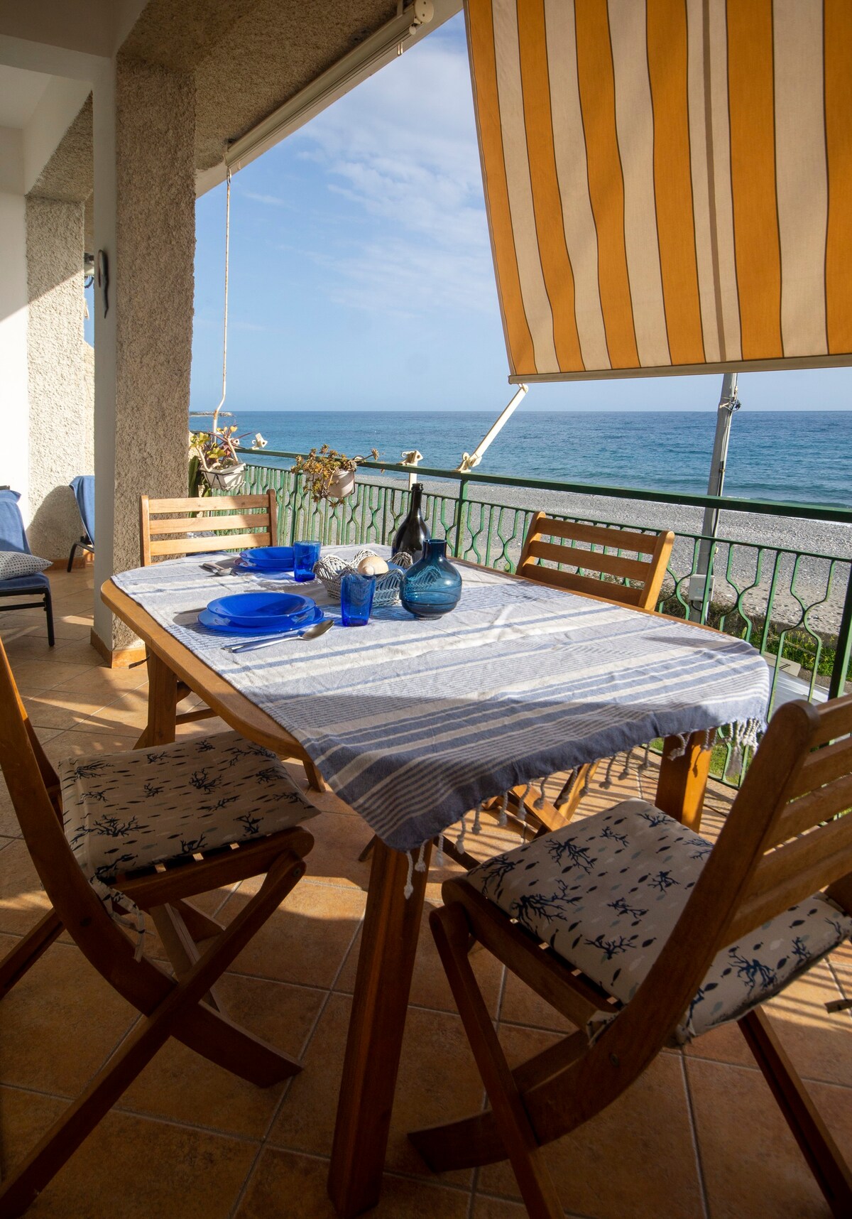 Terrazza sulla spiaggia