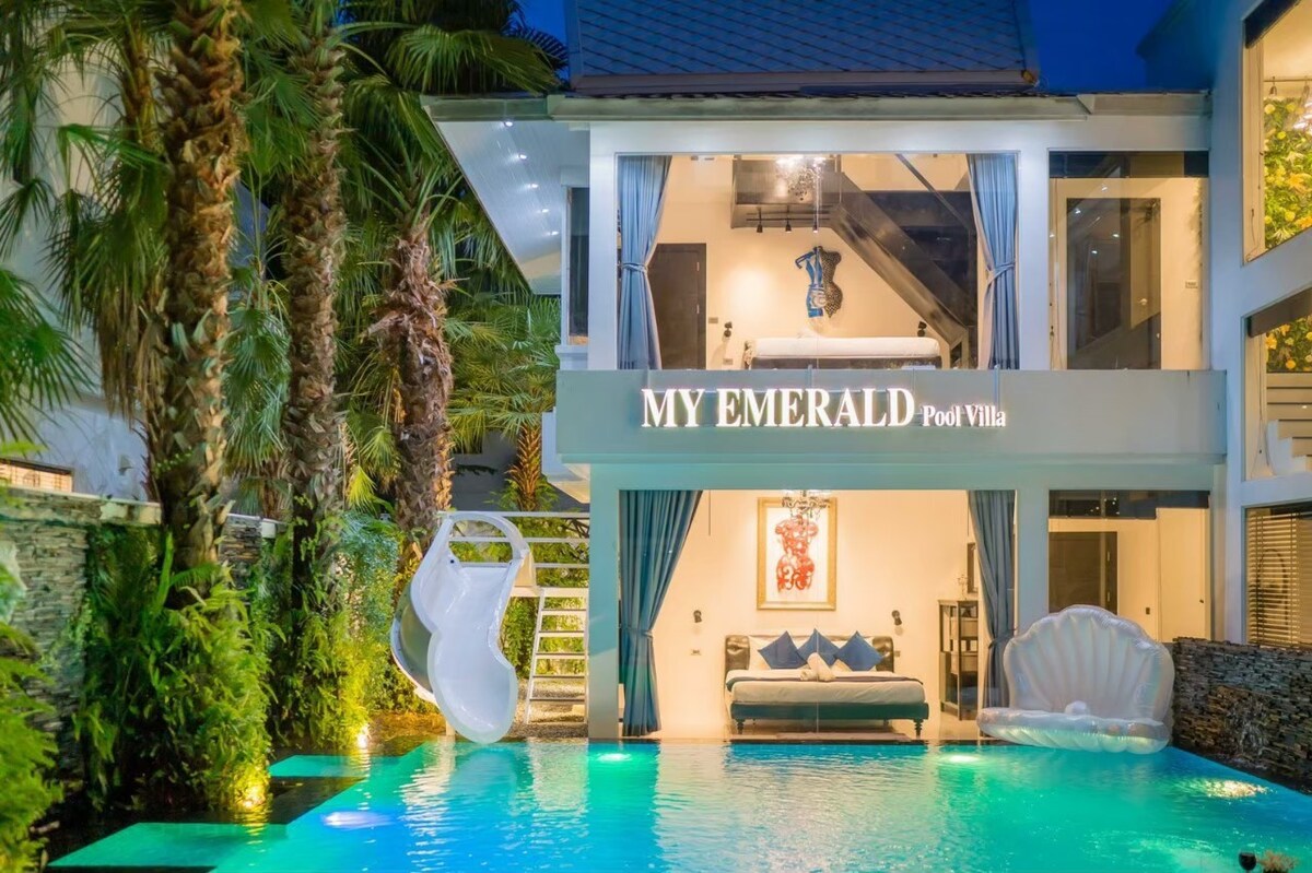 Private Pool villa Pattaya 5mins Beach 7BR 10Beds