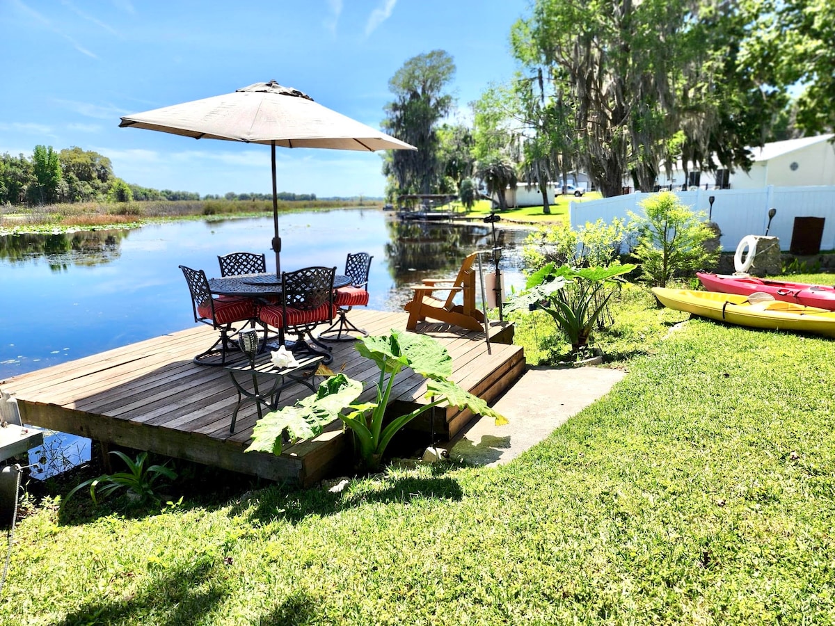 Retro glamping on the lake