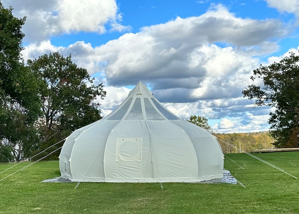 Athens, Maine Glamping Tent