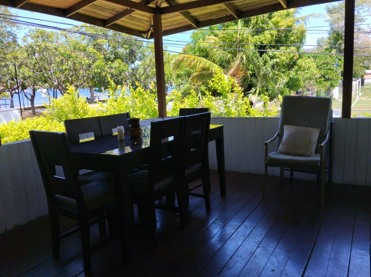 Comfortable room beachfront view