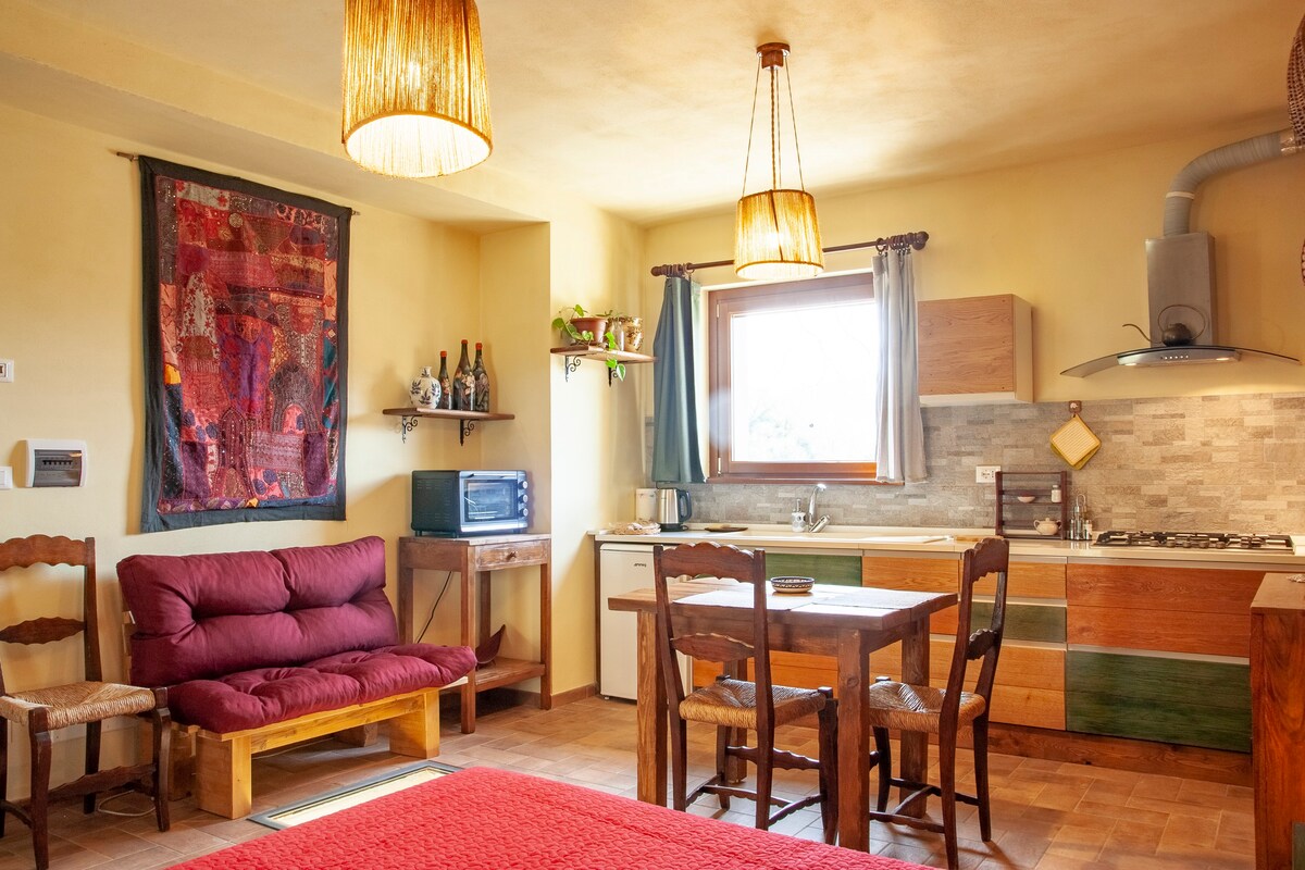 Oleandro ，位于Val di Nima的舒适单间公寓
