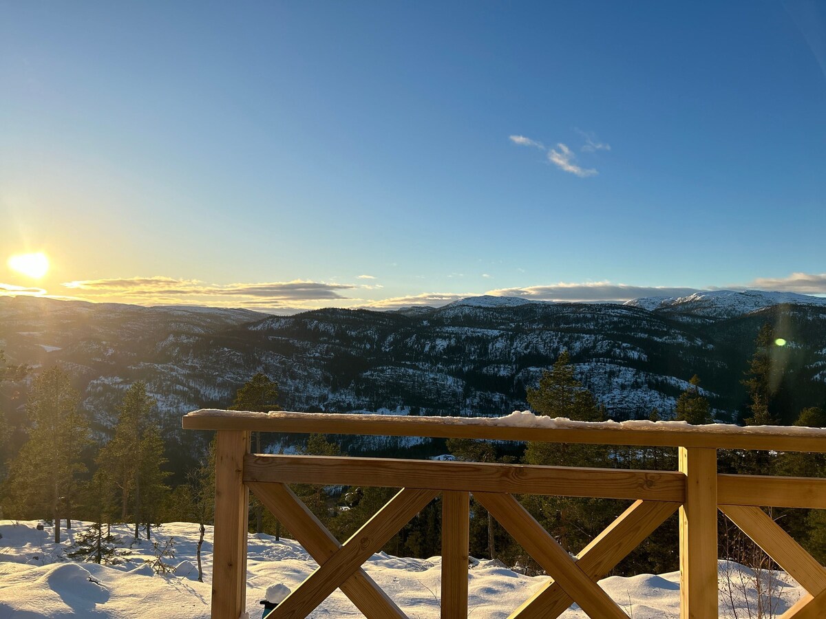 Idyllisk familiehytte