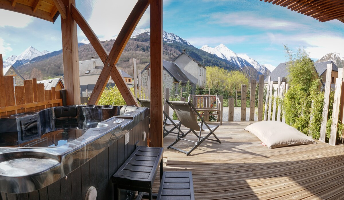 Cabane chic en bois, Saint Lary