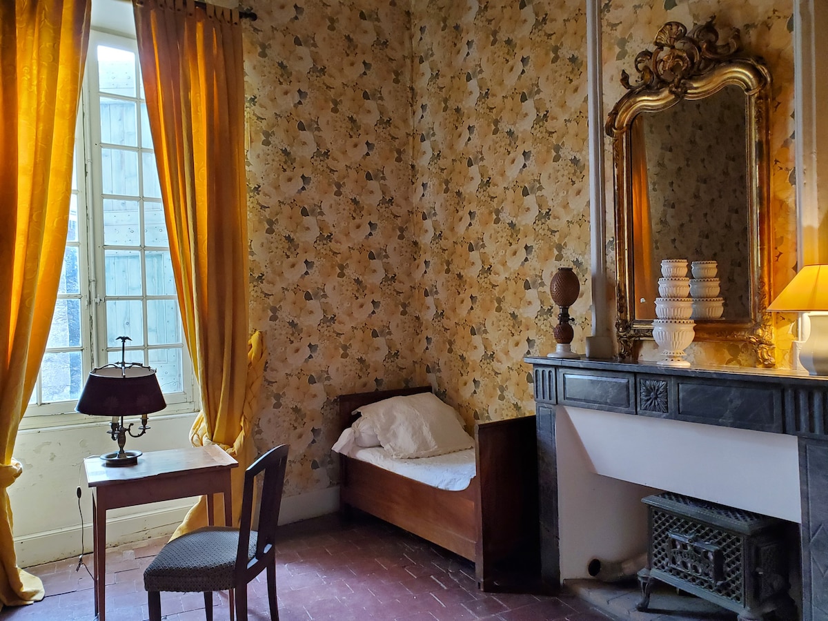 Chambre d'hôtes dans un château