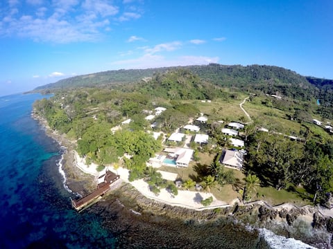 Private oasis with coral reef