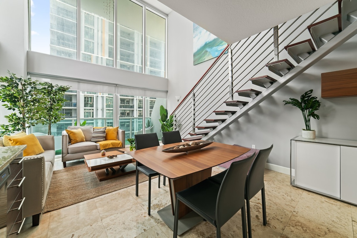 Brickell 2-story Loft