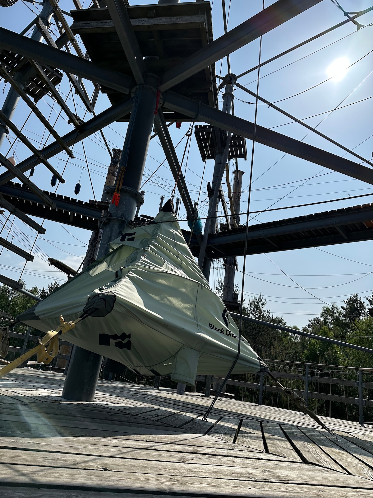 Übernachten im Kletterpark für 2 Personen