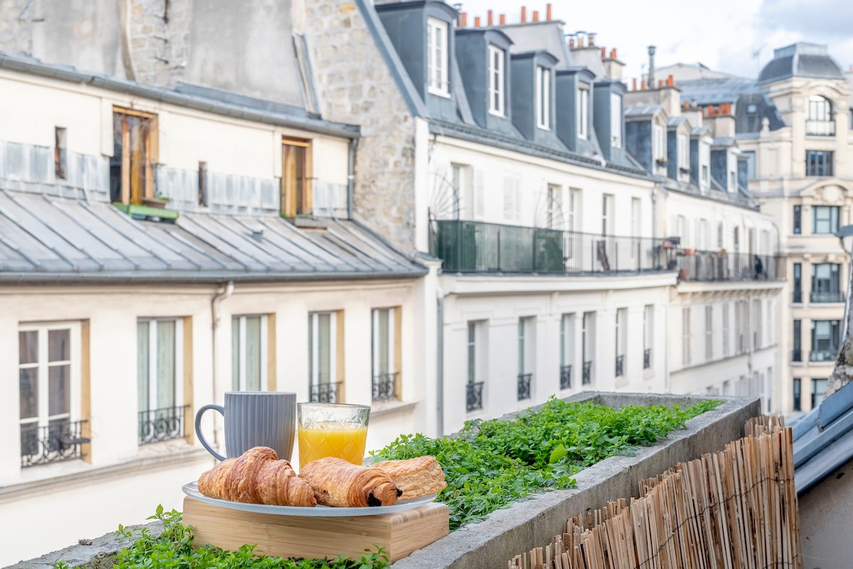 Lovely flat under the roofs of Paris - Le Marais