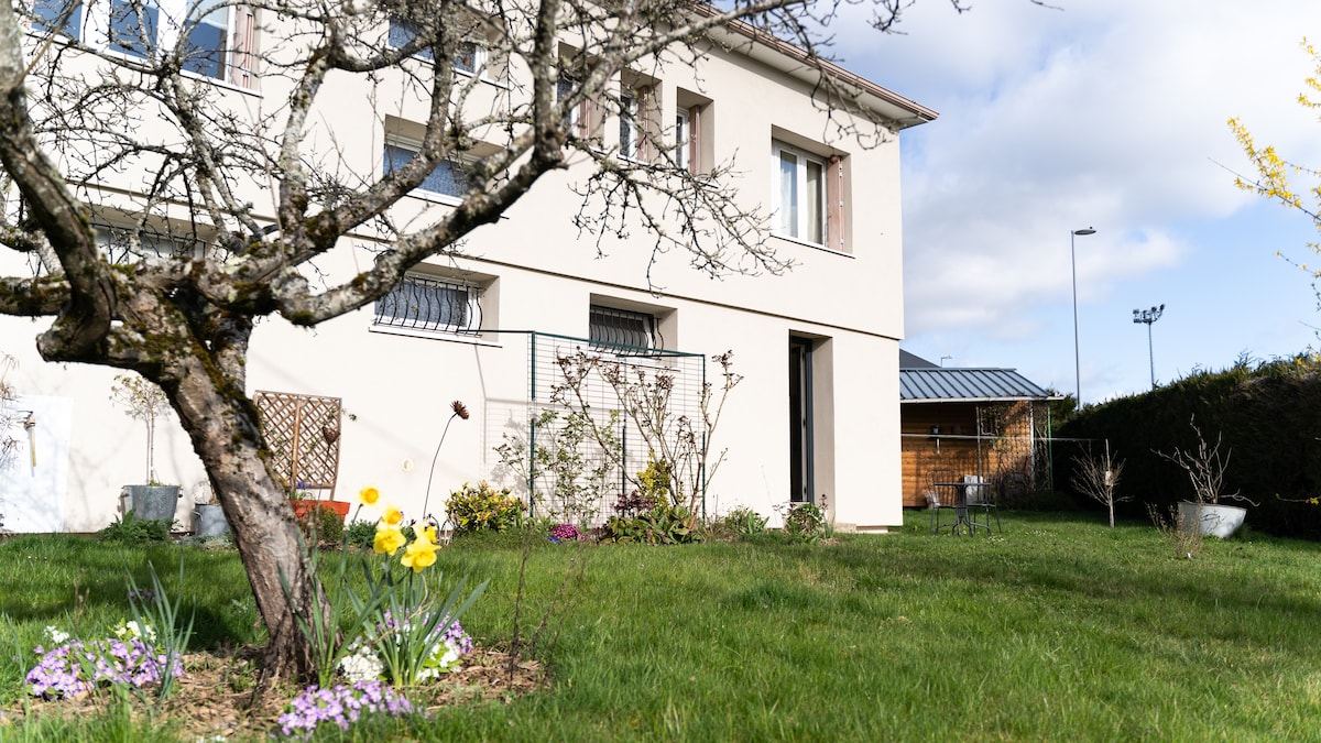 Appartement en rez de jardin