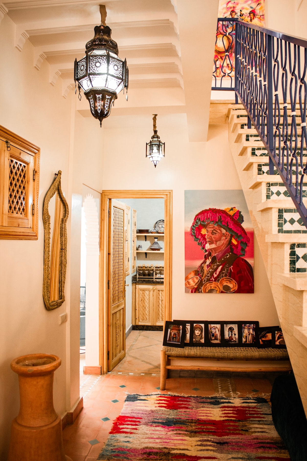 Authentic Riad w/ Rooftop Pool, Courtyard + A/C