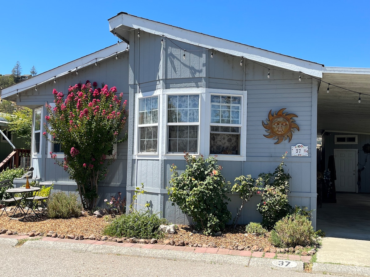 Sun filled cottage-like house