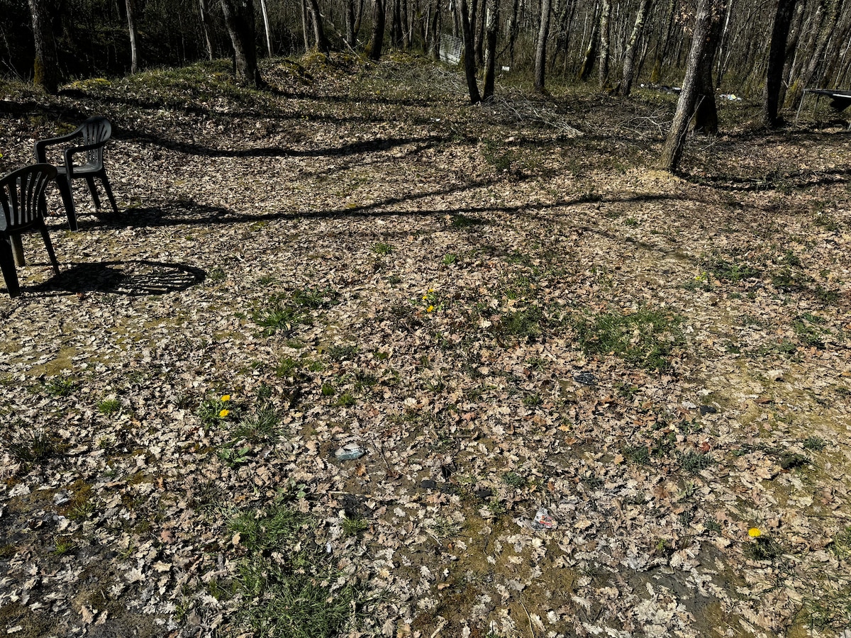 emplacement en pleine nature