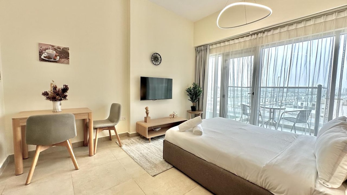 优雅的1卧室，位于Samia Azizi的单间公寓