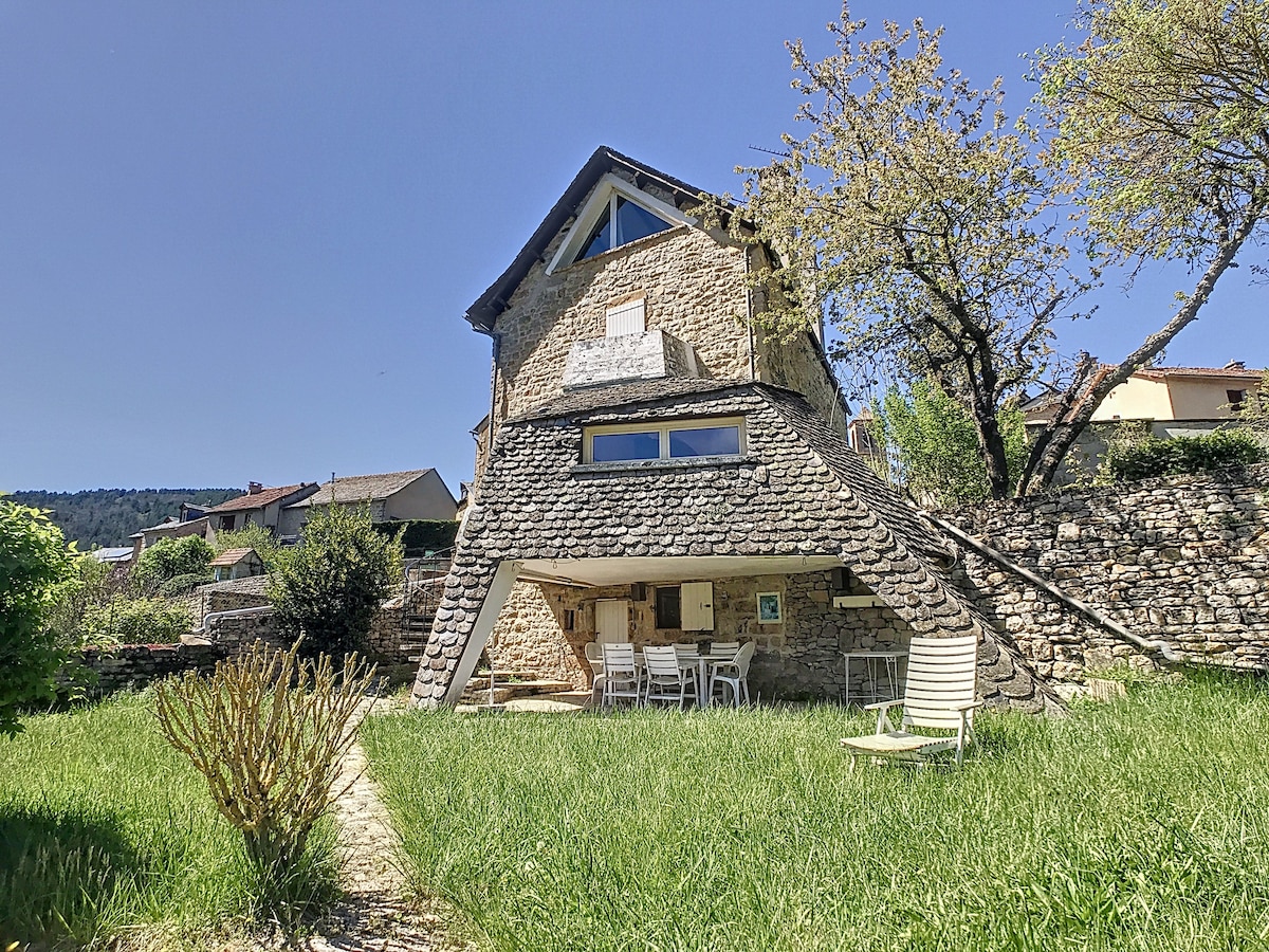 Authenticité, jardin, terrasse et vue