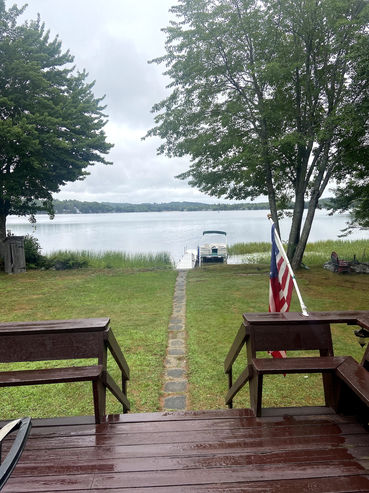 Taylor Pond Lake House with private beach