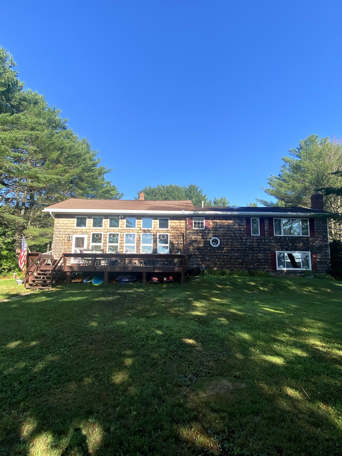 Taylor Pond Lake House with private beach