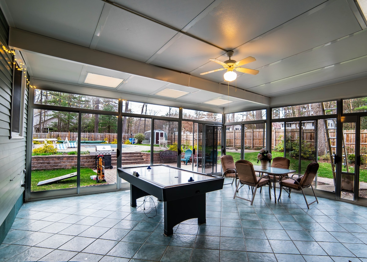 Lakeside Staycation w/ Game room, Pool & Firepit
