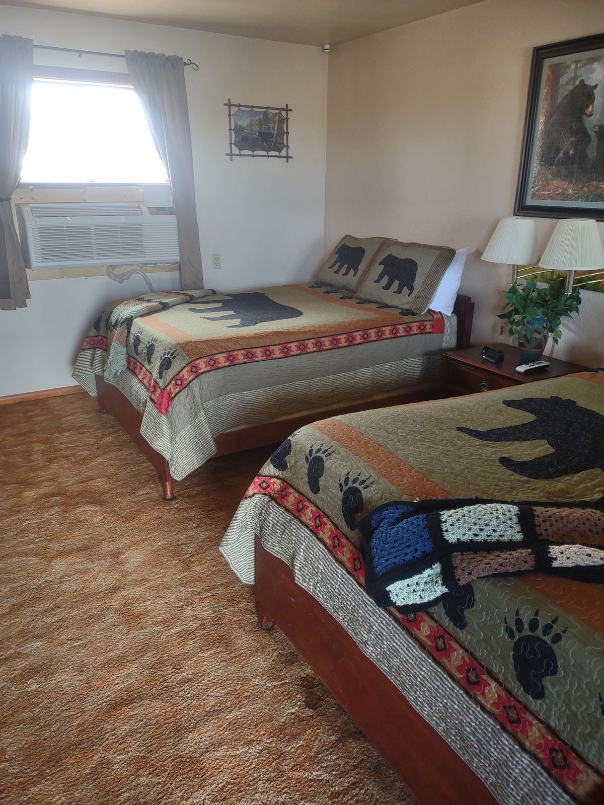 Deluxe 2-bed Motel Room, Suite 5, Yucca Motel