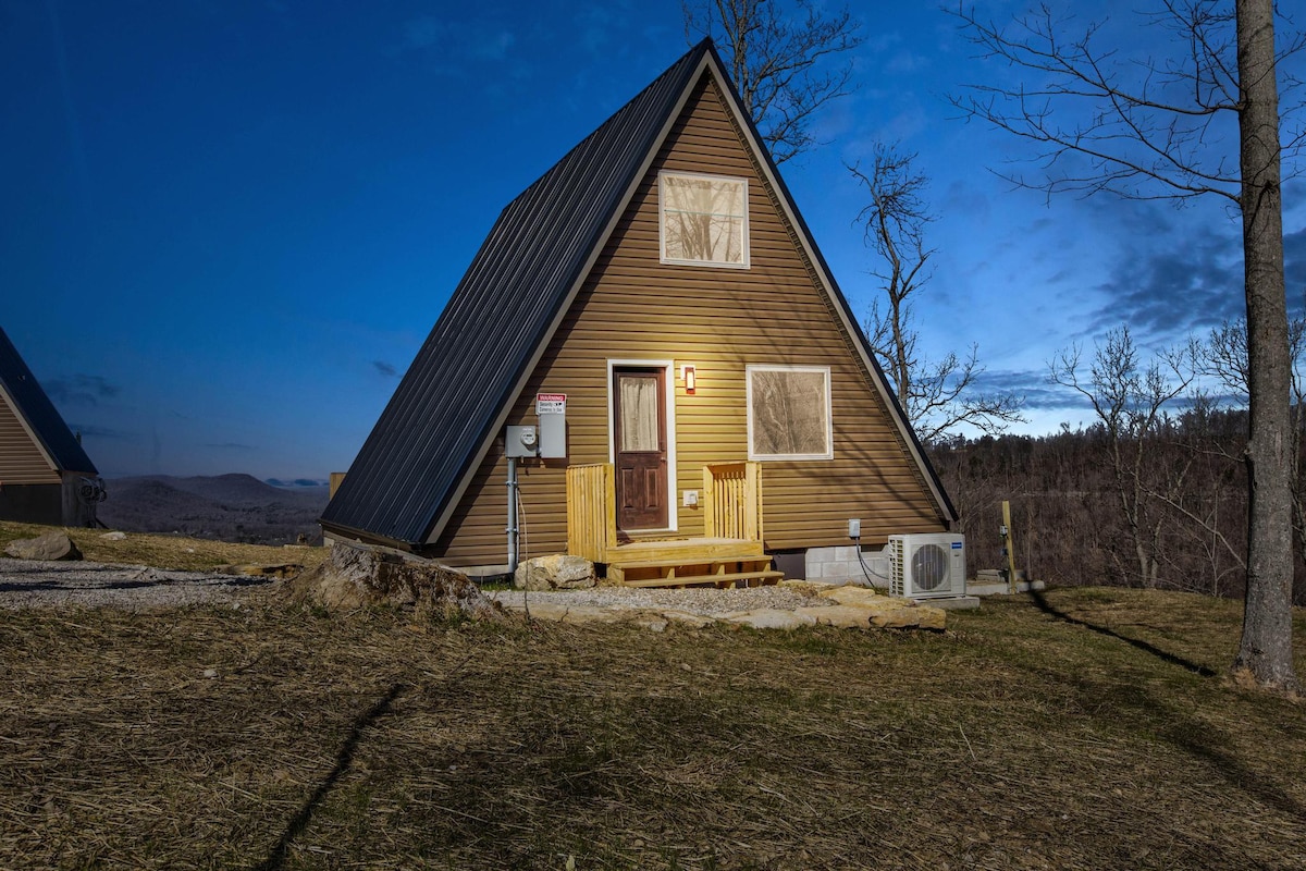 New! Mountain Top A-Frame Cabin, The Triangles