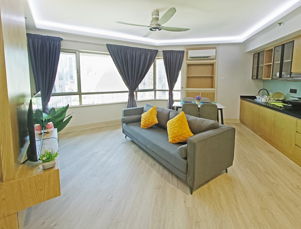 SC01#Jalan Ampang#2Bedrooms#6pax#Pool#Cozy Suites
