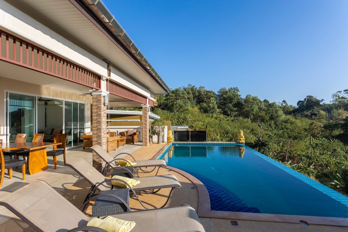 Stunning 4br Pool villa Unbelievable Seaview views