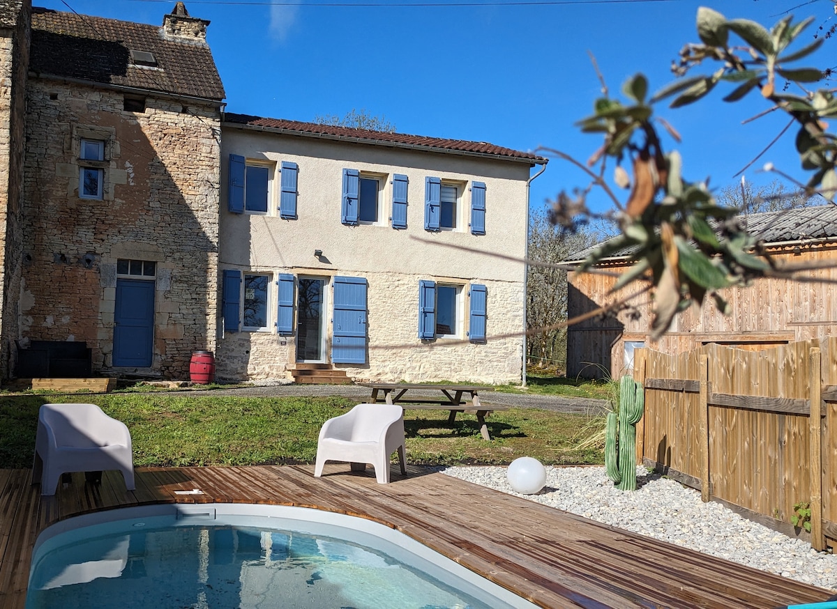 Gîte rural avec piscine chauffée