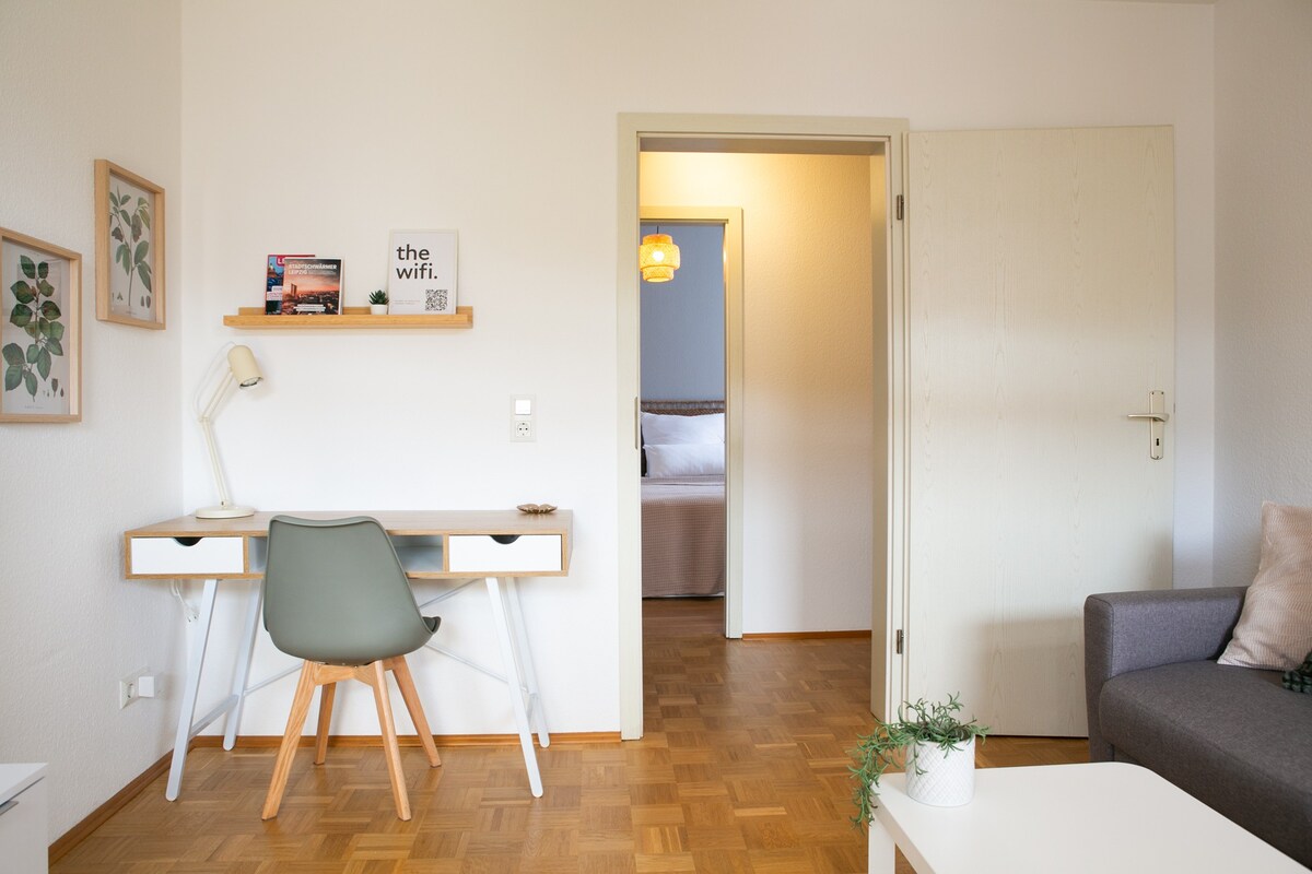 Modern 2-room apartment in Gohlis, Leipzig