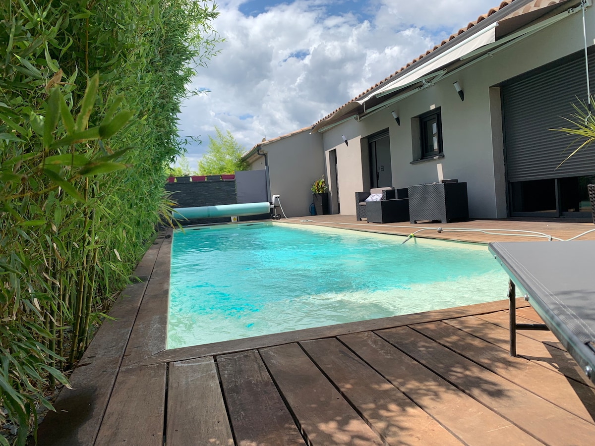 Villa cosy avec piscine