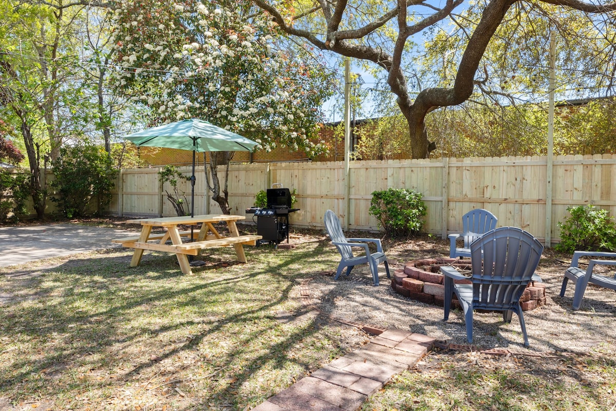 Family Home and Private Backyard